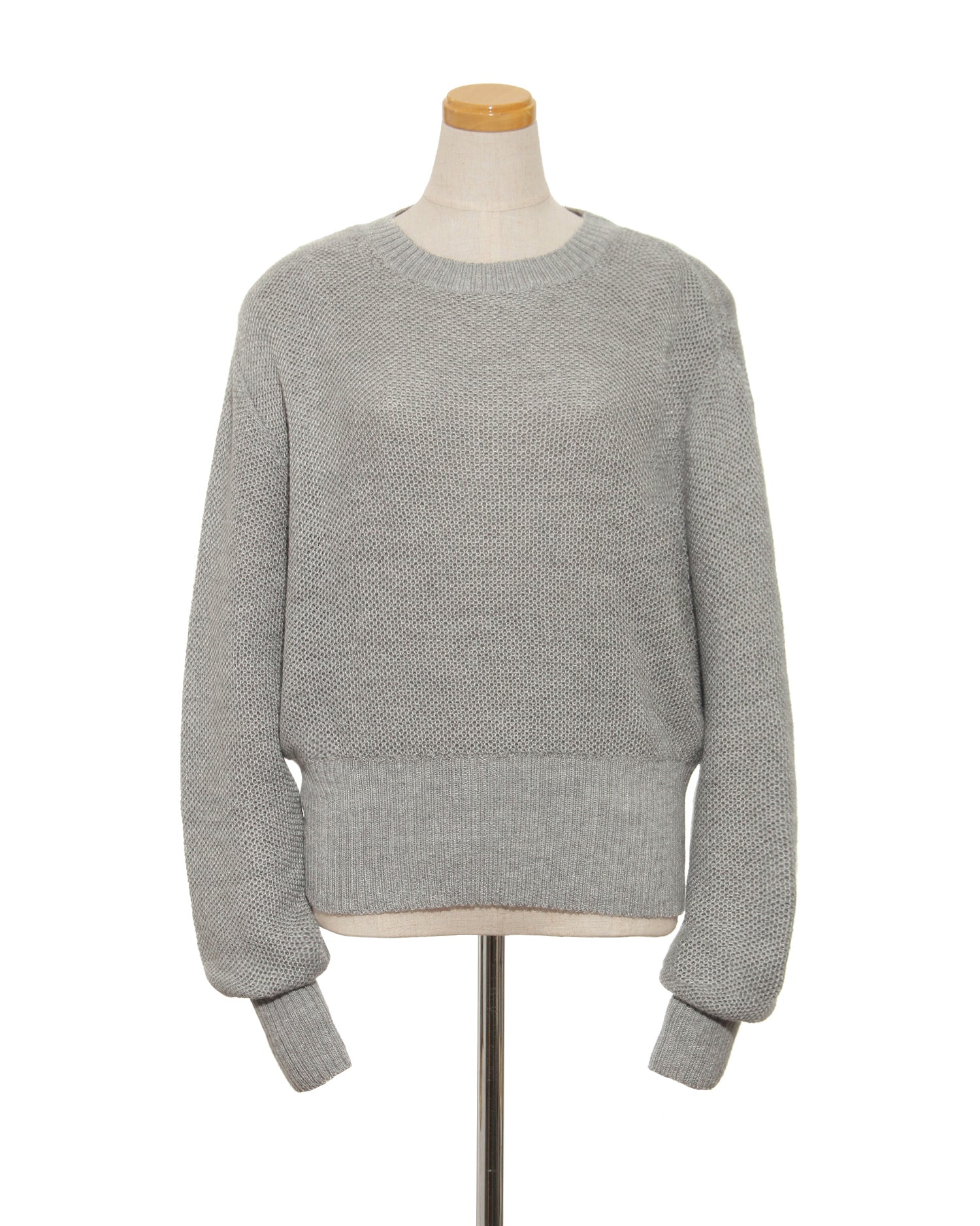 &amp;lt;TOQUE&amp;gt; Alpaca silk knit &amp;lt;gray&amp;gt;