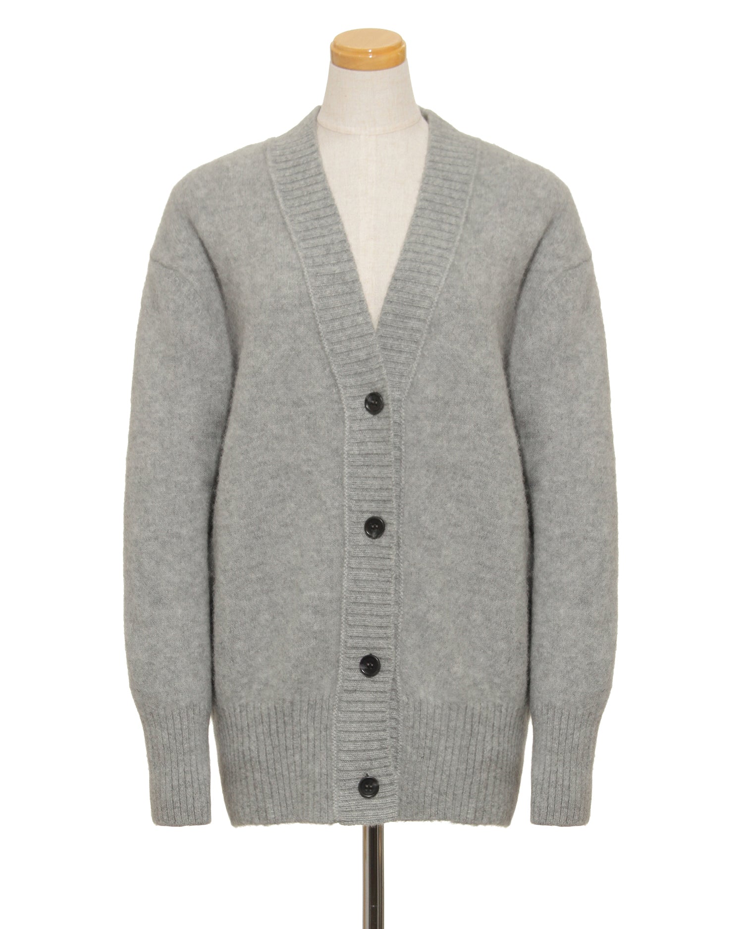 &amp;lt;TOQUE&amp;gt; Alpaca wool cardigan &amp;lt;gray&amp;gt;