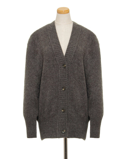 &amp;lt;TOQUE&amp;gt; Alpaca wool cardigan &amp;lt;brown&amp;gt;