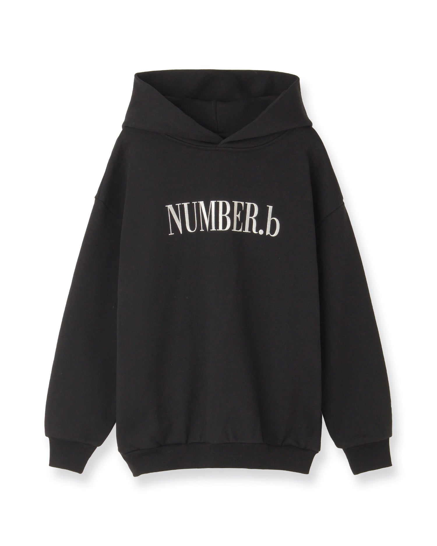大草直子　AMARC NUMBER.b ナンバービー　　ロゴパーカー NUMBER.b ロゴパーカ（刺繍）＜ブラック＞ – AMARC LIFE STORE