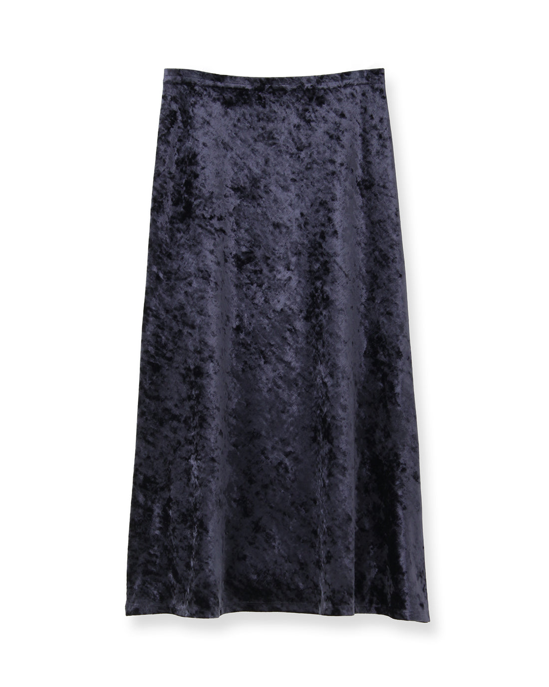 Velvet Skirt (Navy)
