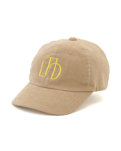 [Online exclusive] NUMBER.b logo embroidered cap (corduroy) &amp;lt;camel&amp;gt;