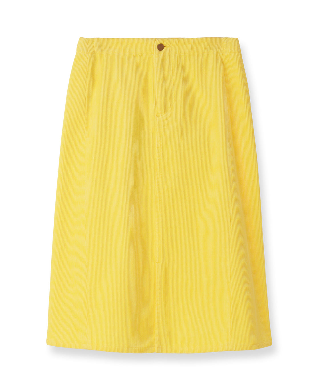 Corduroy skirt (yellow)