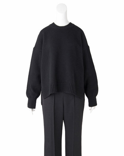 ＜SLOANE別注＞5G ウールカシミヤニット＜ブラック＞