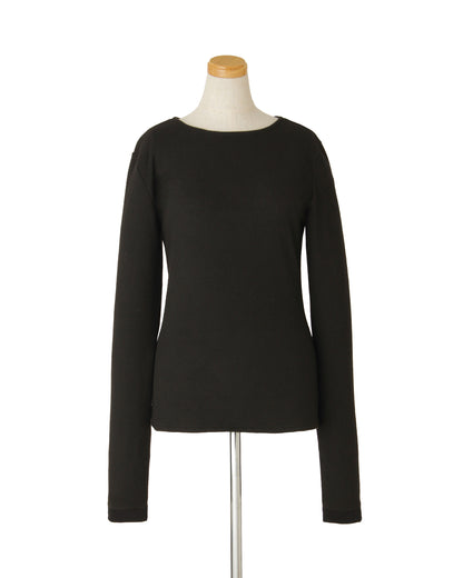 ジャージーカットソー＜ブラック＞