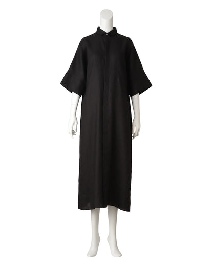 【受注販売】TICCA for AMARC リネンテント半袖シャツワンピース