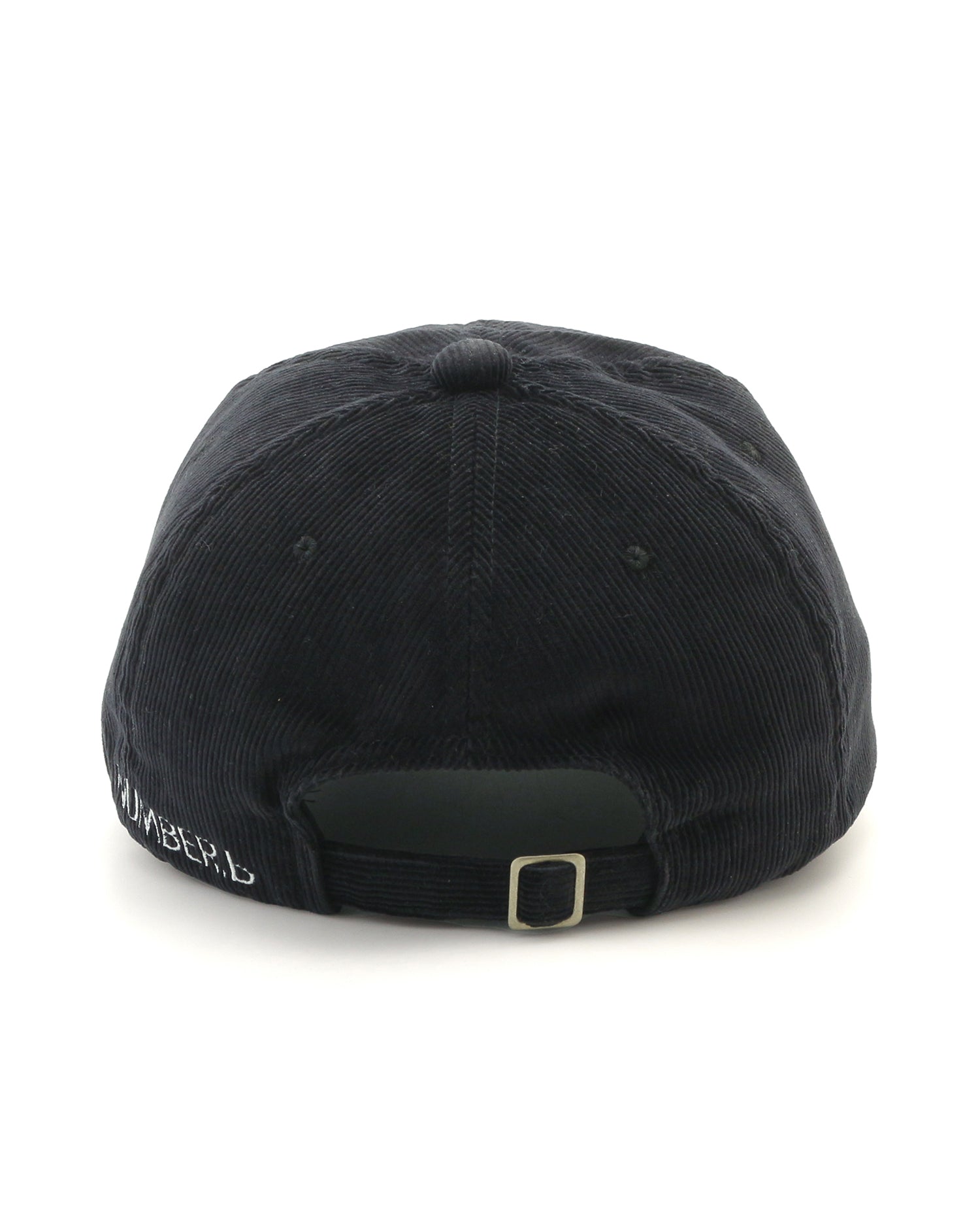 [Online exclusive] NUMBER.b logo embroidered cap (corduroy) &amp;lt;Black&amp;gt;