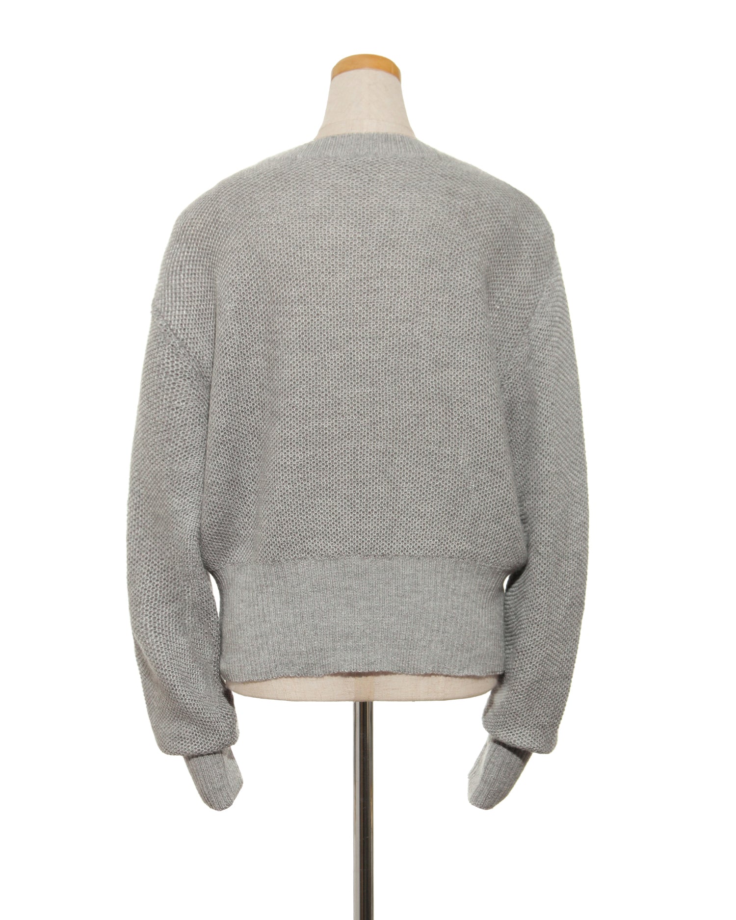 &amp;lt;TOQUE&amp;gt; Alpaca silk knit &amp;lt;gray&amp;gt;