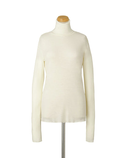 [New Color] Turtleneck Cut-and-Sewn <off-white></off-white>
