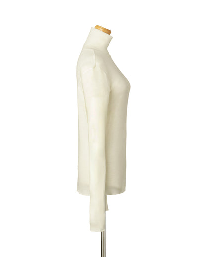 [New Color] Turtleneck Cut-and-Sewn <off-white></off-white>