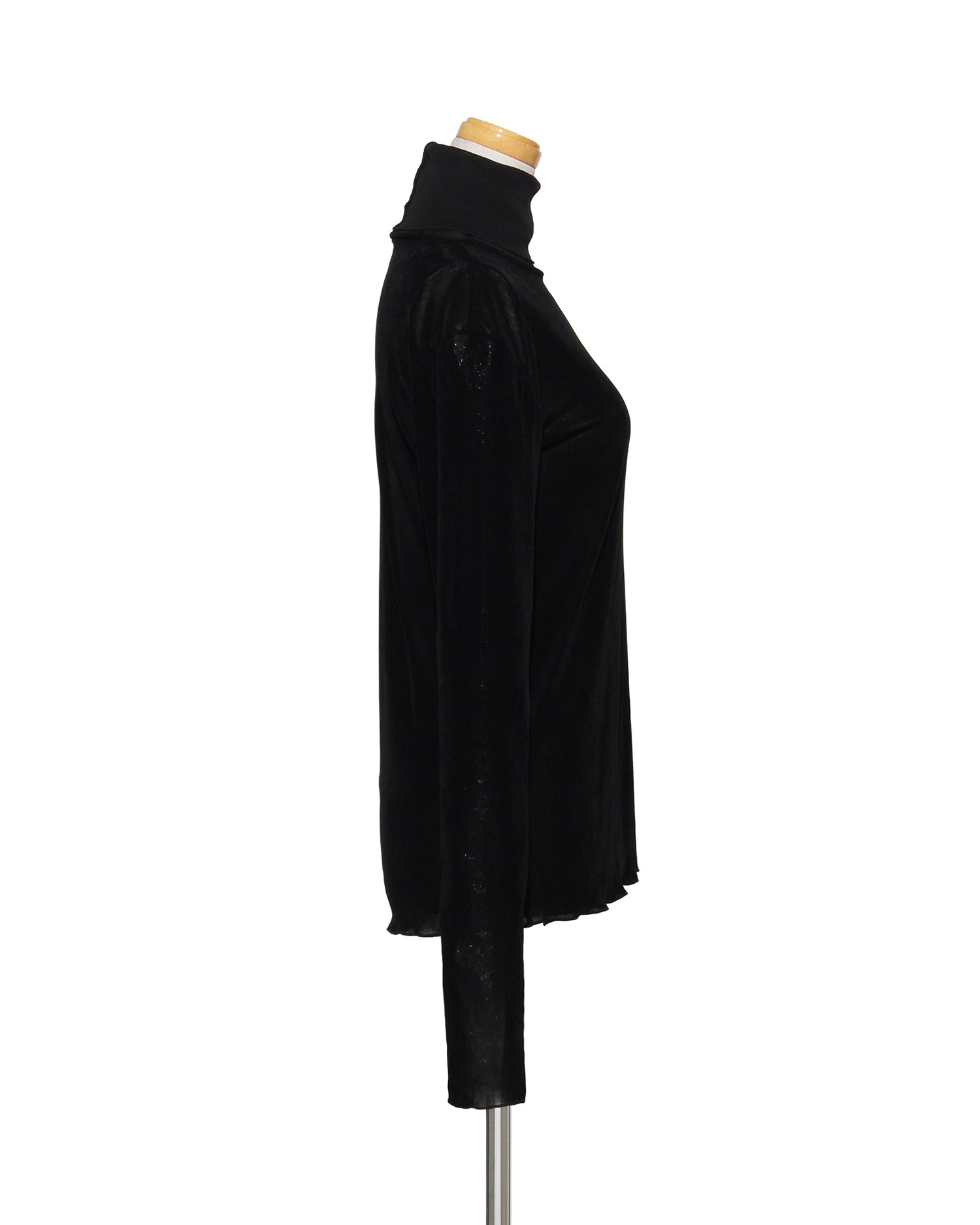 ベロア調タートルプルオーバー