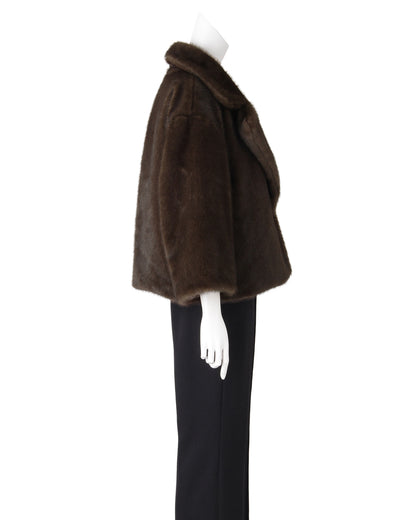 リバーシブルフェイクファージャケット