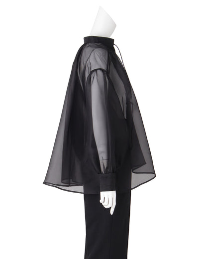 シルクボリュームブラウス