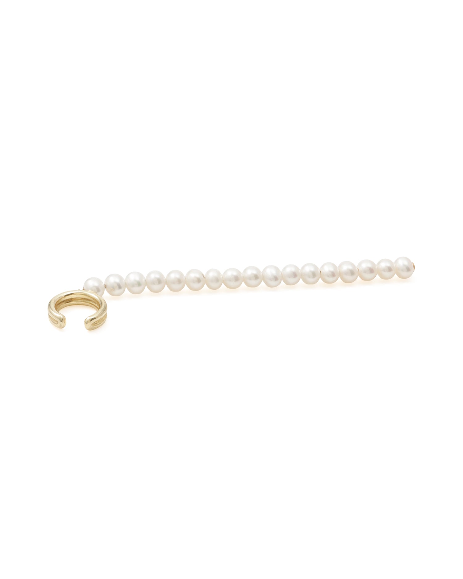 [Made to Order] <make it happen> Pearl Ear Cuff</make>