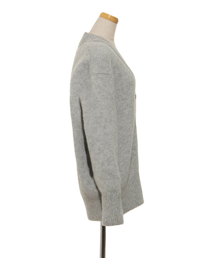 &amp;lt;TOQUE&amp;gt; Alpaca wool cardigan &amp;lt;gray&amp;gt;