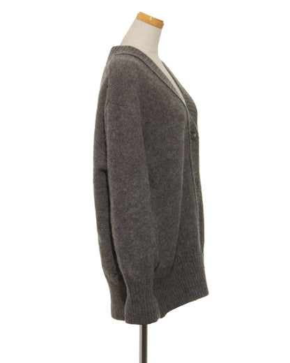 &amp;lt;TOQUE&amp;gt; Alpaca wool cardigan &amp;lt;brown&amp;gt;