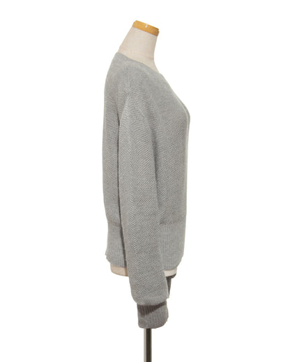 &amp;lt;TOQUE&amp;gt; Alpaca silk knit &amp;lt;gray&amp;gt;