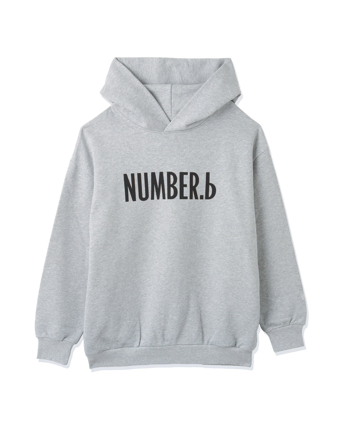 NUMBER.b logo hoodie (gray)