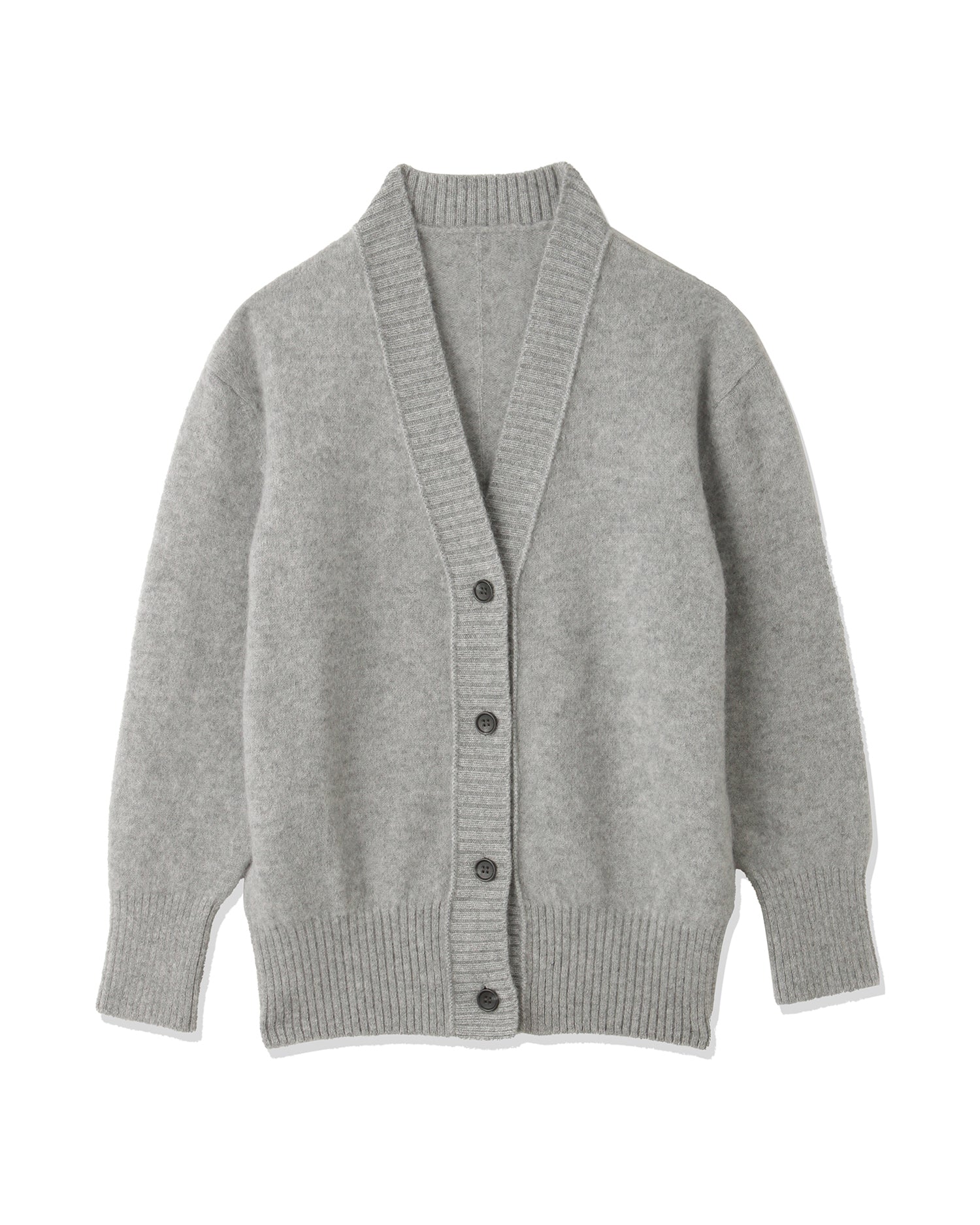 &amp;lt;TOQUE&amp;gt; Alpaca wool cardigan &amp;lt;gray&amp;gt;