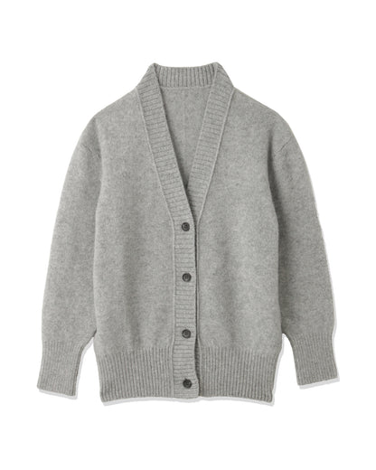 &amp;lt;TOQUE&amp;gt; Alpaca wool cardigan &amp;lt;gray&amp;gt;