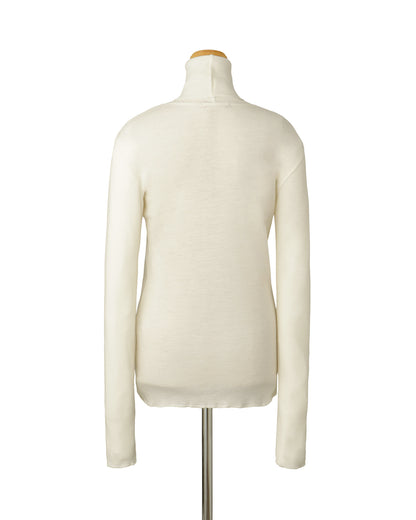 [New Color] Turtleneck Cut-and-Sewn <off-white></off-white>