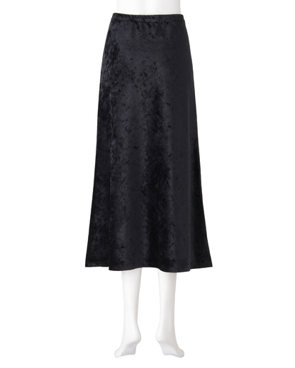 ベロアスカート＜ブラック＞