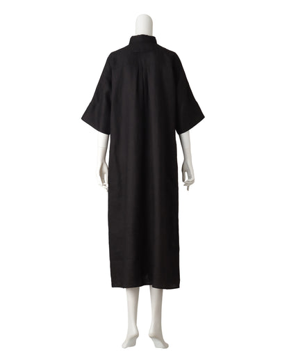 【受注販売】TICCA for AMARC リネンテント半袖シャツワンピース