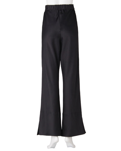 サテンバイヤスパンツ＜ブラック＞