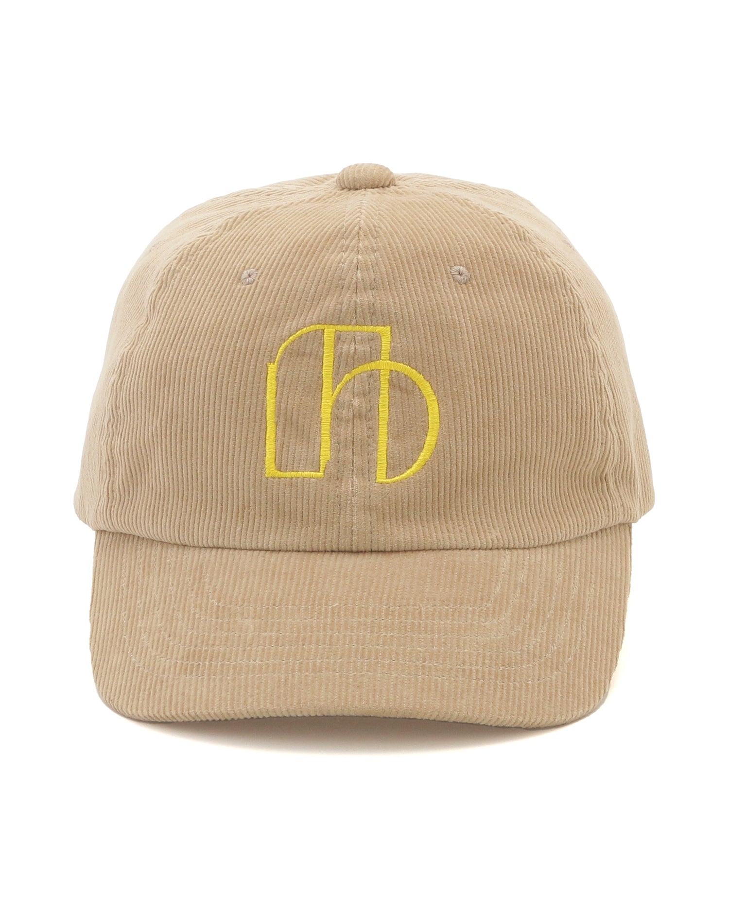 [Online exclusive] NUMBER.b logo embroidered cap (corduroy) &amp;lt;camel&amp;gt;