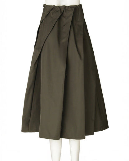 ランダムタックスカート＜カーキ＞