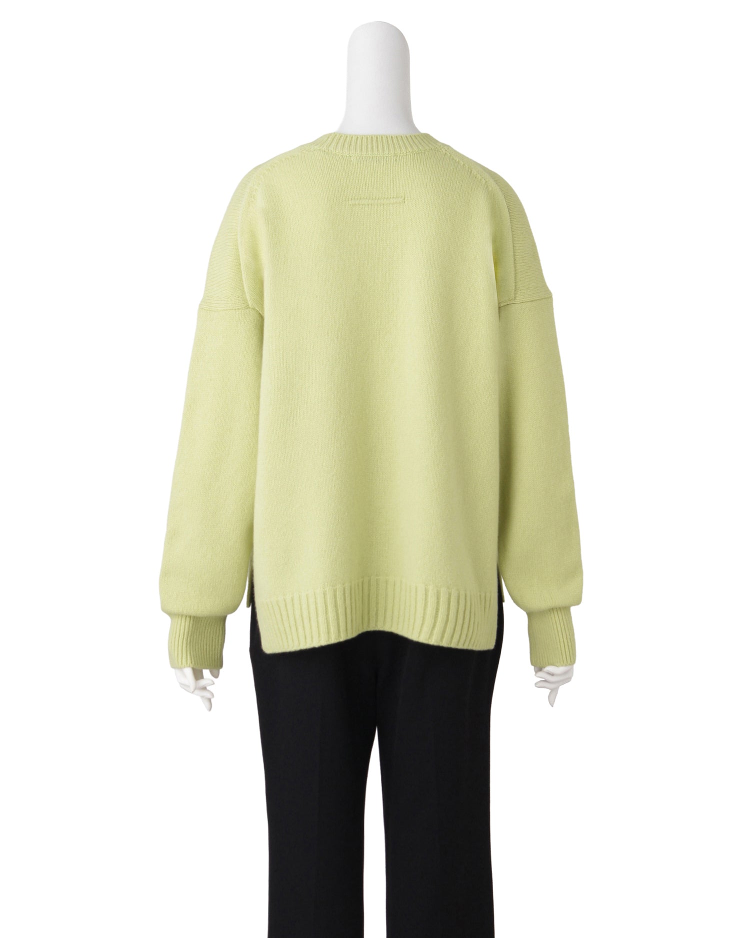 ＜SLOANE別注＞5G ウールカシミヤニット＜ライム＞