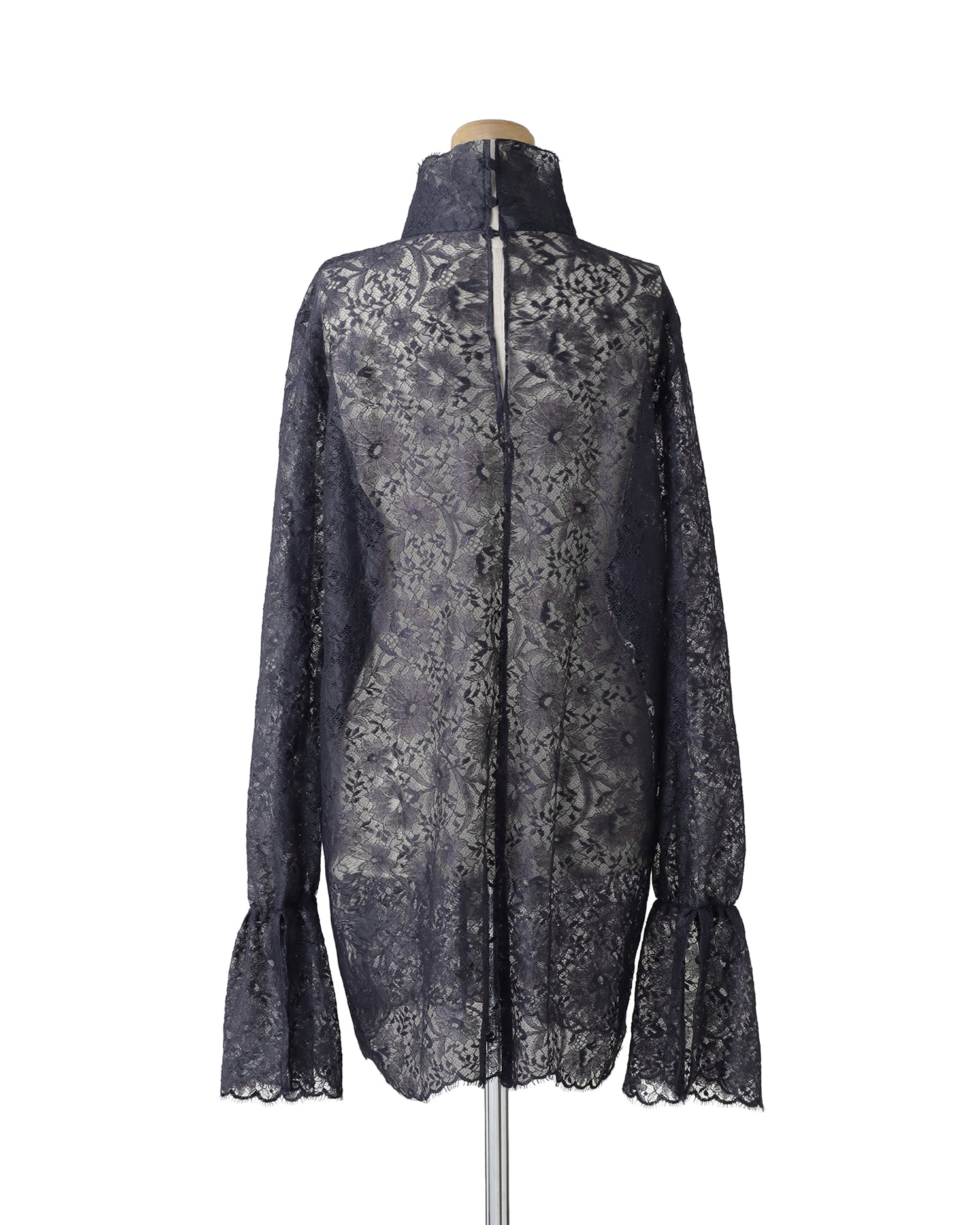 【受注販売】HER. for AMARC リバーレースブラウス＜ネイビー＞