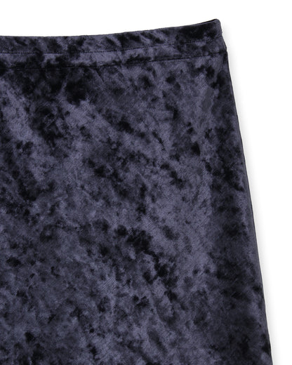 ベロアスカート＜ネイビー＞