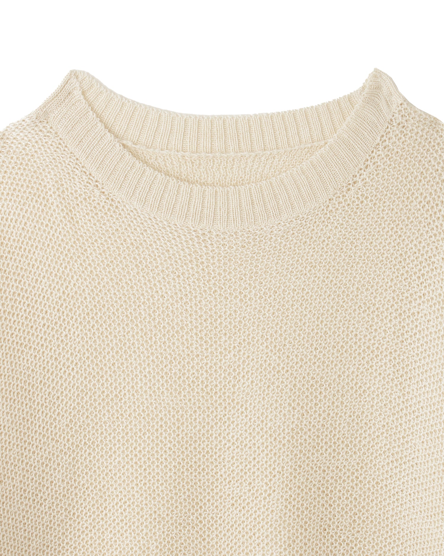 &amp;lt;TOQUE&amp;gt; Alpaca silk knit &amp;lt;off white&amp;gt;