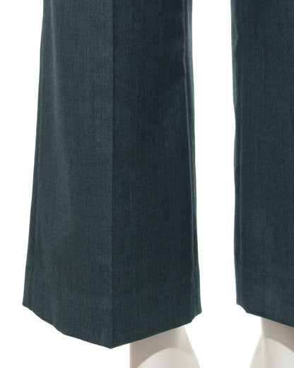 Semi-wide tuck pants (gray)