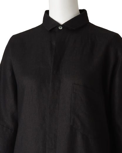 【受注販売】TICCA for AMARC リネンテント半袖シャツワンピース