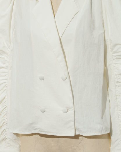 Tailored blouse &amp;lt;white&amp;gt;