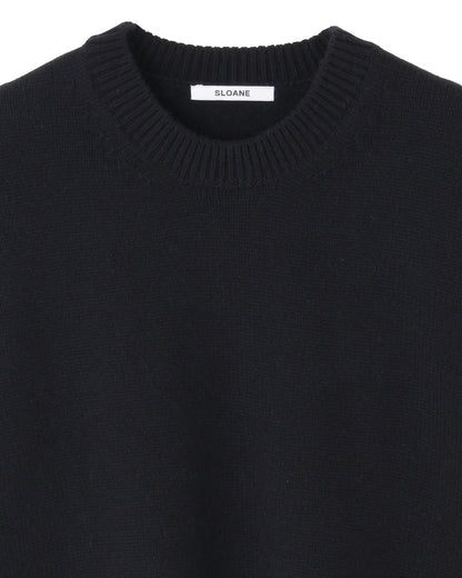 ＜SLOANE別注＞5G ウールカシミヤニット＜ブラック＞