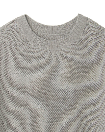 &amp;lt;TOQUE&amp;gt; Alpaca silk knit &amp;lt;gray&amp;gt;