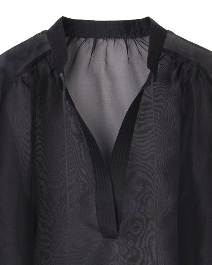 シルクボリュームブラウス