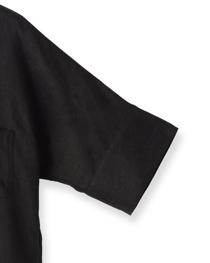 【受注販売】TICCA for AMARC リネンテント半袖シャツワンピース