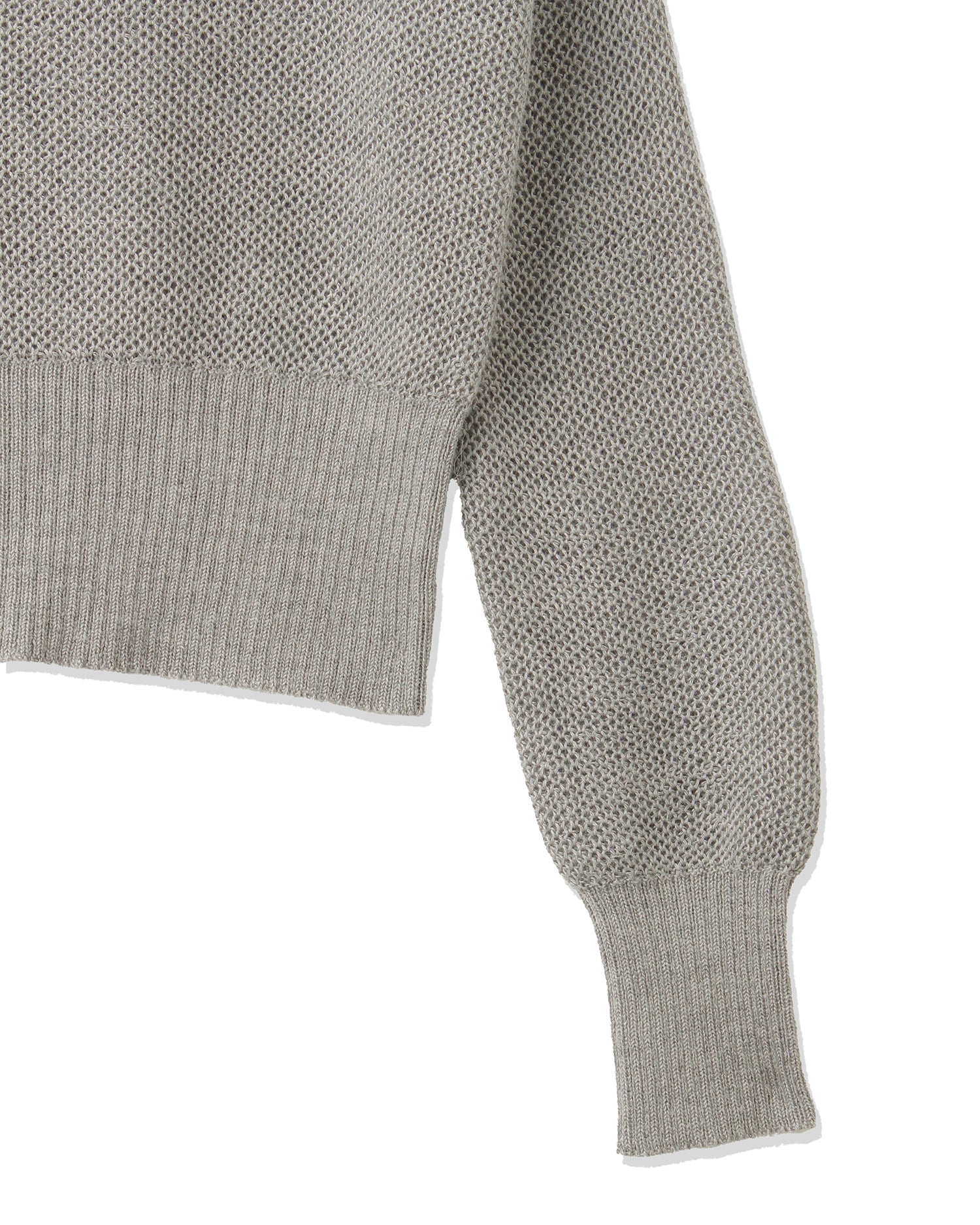 &amp;lt;TOQUE&amp;gt; Alpaca silk knit &amp;lt;gray&amp;gt;