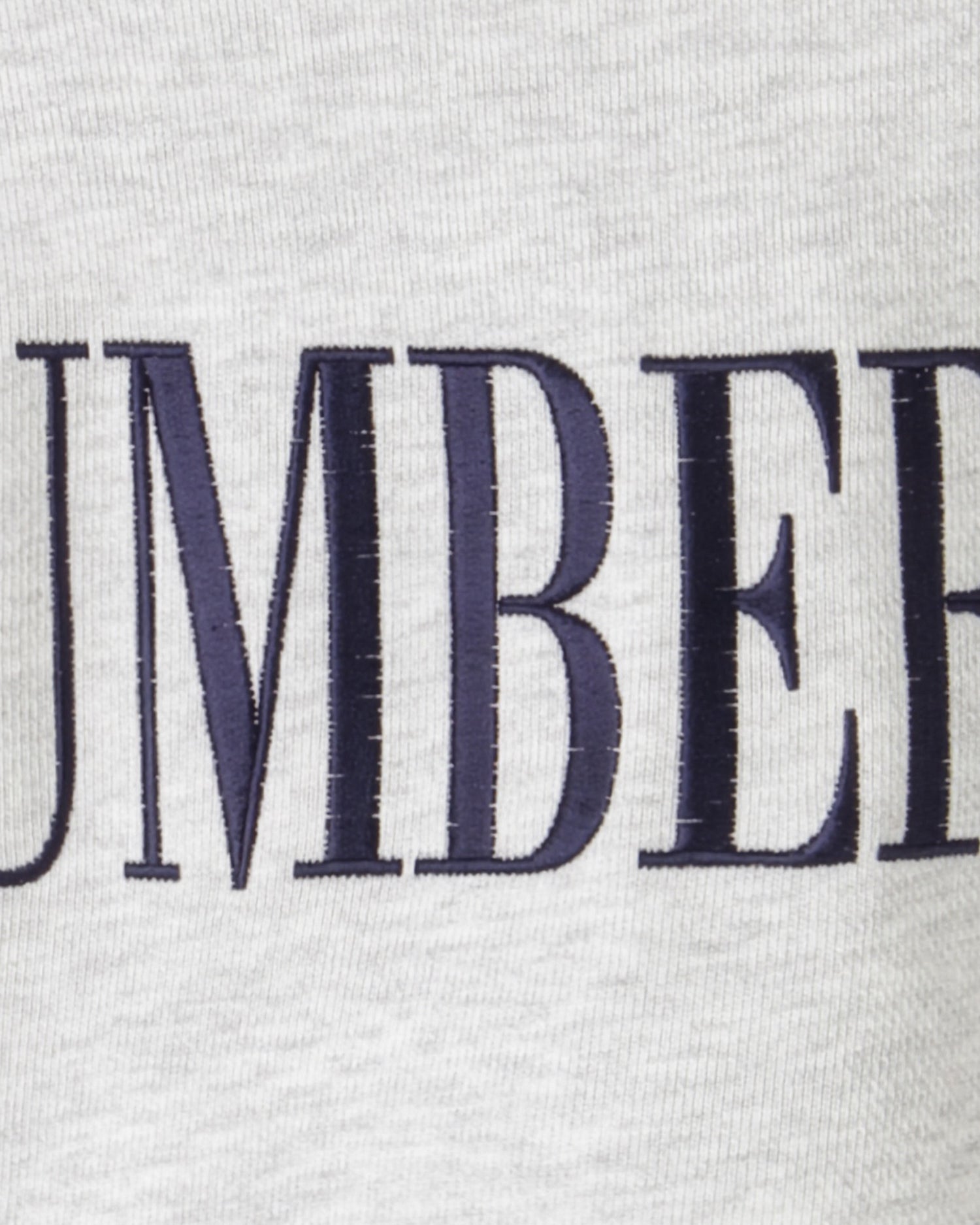 【POP UP STORE先行販売】NUMBER.b ロゴパーカ（刺繍）＜ライトグレー＞