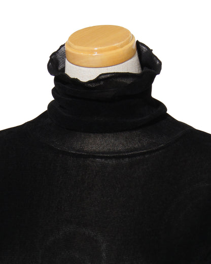 ベロア調タートルプルオーバー