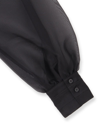 シルクボリュームブラウス