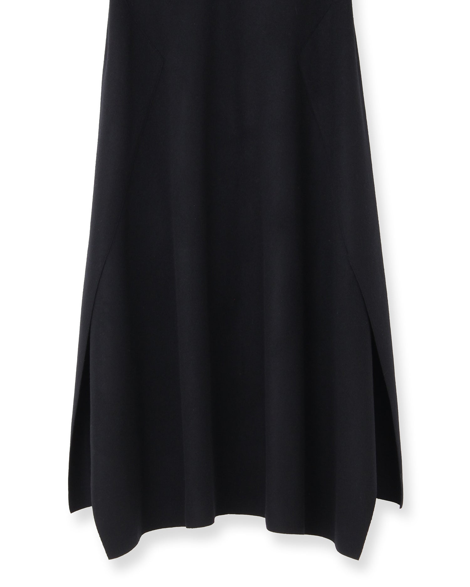 ウールVネックワンピース