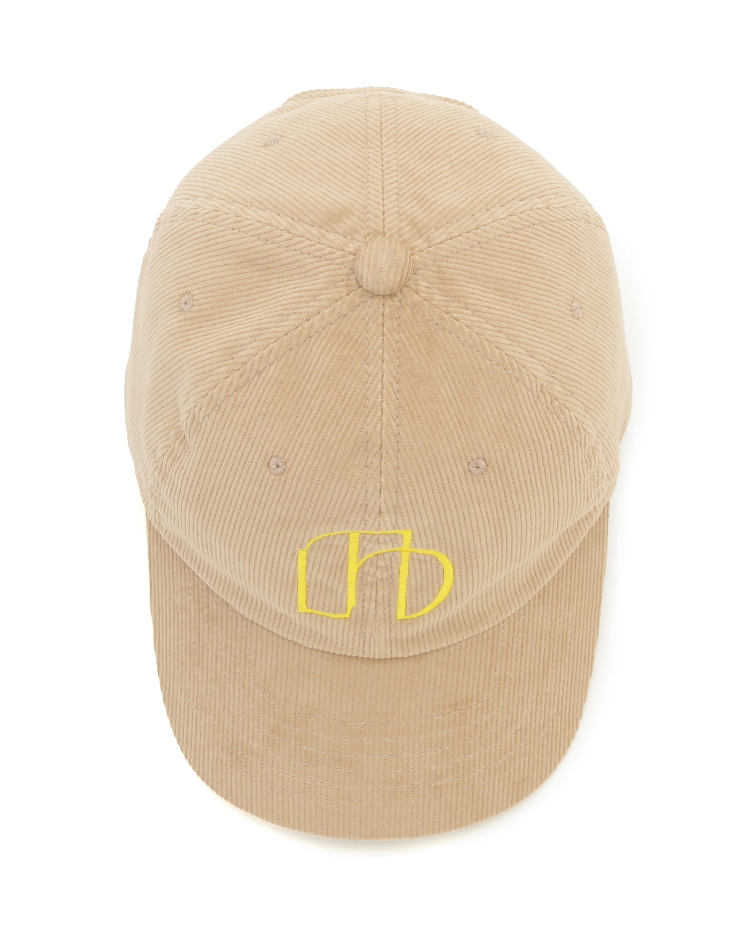 [Online exclusive] NUMBER.b logo embroidered cap (corduroy) &amp;lt;camel&amp;gt;