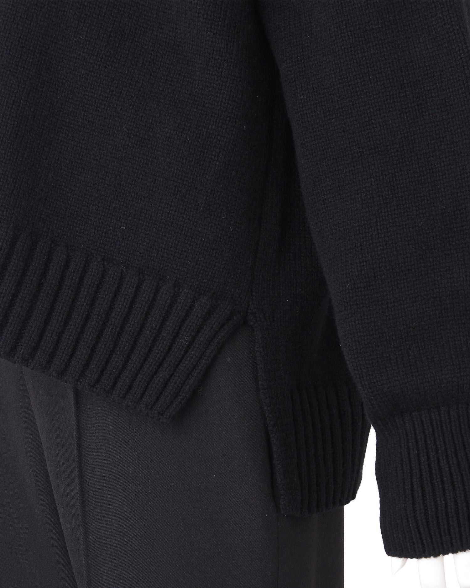 ＜SLOANE別注＞5G ウールカシミヤニット＜ブラック＞