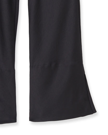 サテンバイヤスパンツ＜ブラック＞