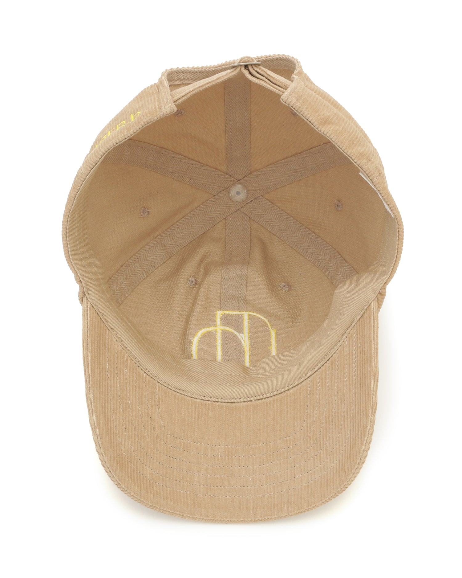 [Online exclusive] NUMBER.b logo embroidered cap (corduroy) &amp;lt;camel&amp;gt;